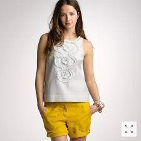 J. Crew Silk Ruffle Swirl Tank Blouse Pink Blouse Summer Girly Women 0 - Picture 12 of 13